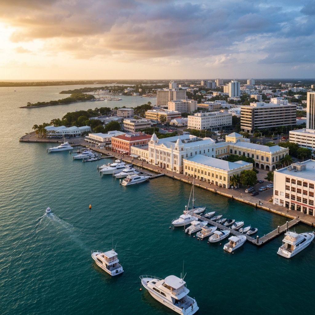 Bridgetown, Barbados waterfront