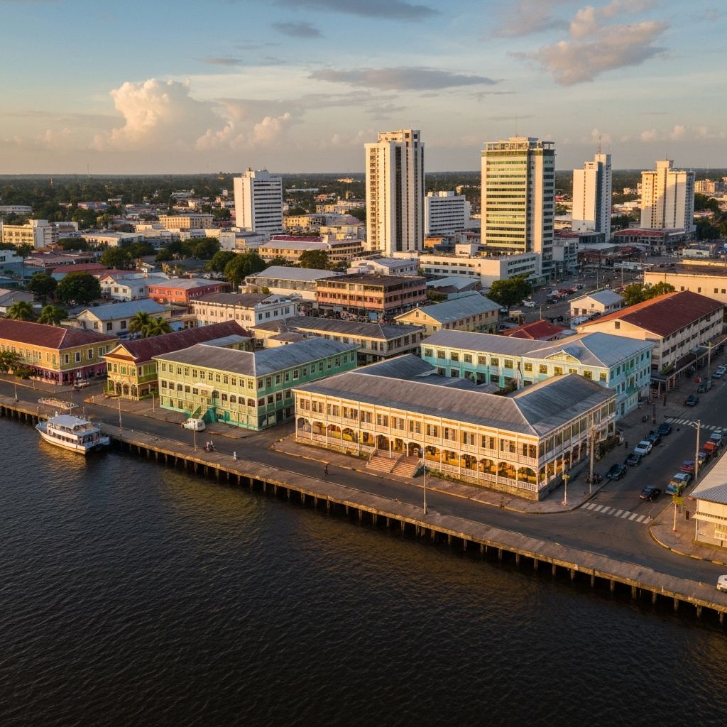 Georgetown, Guyana waterfront